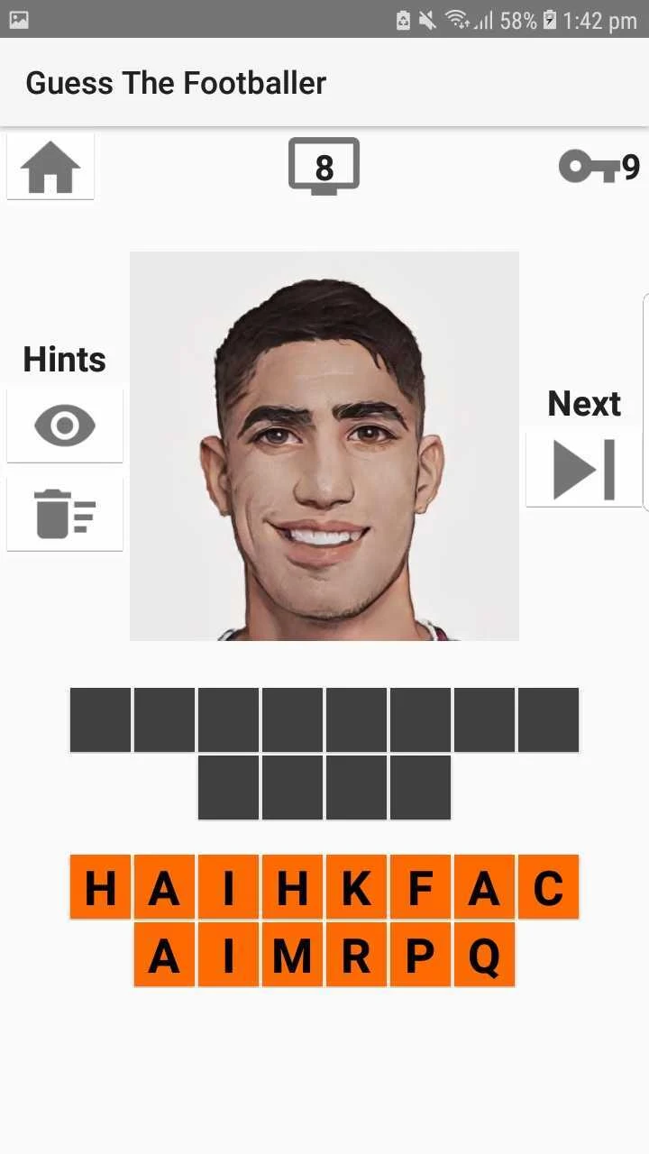 Guess The Footballer screenshot